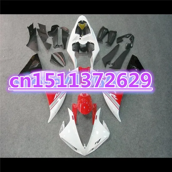 Bo 100% обтекатель для YZF R1 09 10 11 Красный Черный Белый YZF-R1 09-11 YZF1000 2009 2010 2011 | Автомобили