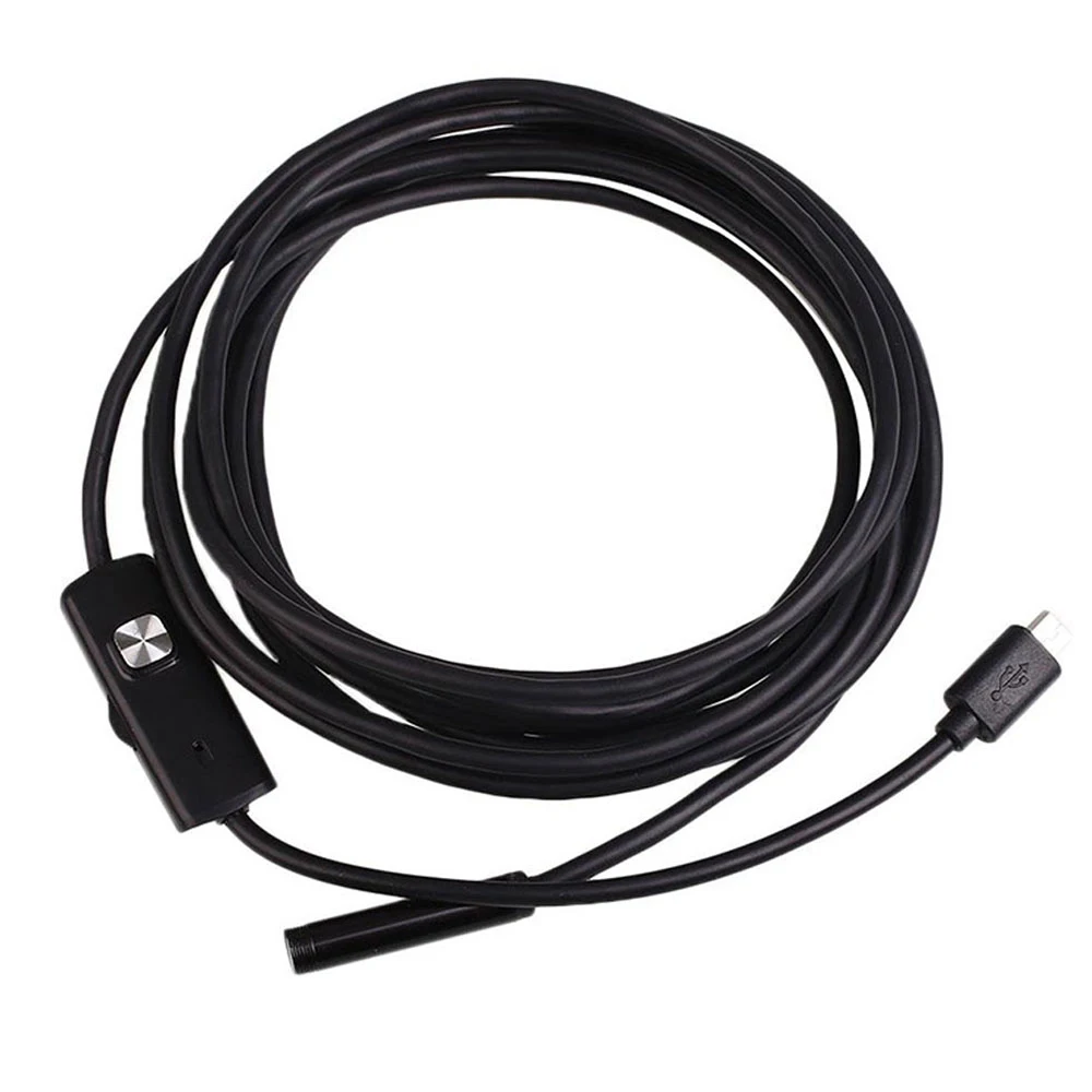 Endoscope Ear Spoon Borescope Real-Time Video Mobile Phones 5.5mm USB Photos Computers Monitoring Inspection Metal Plastic