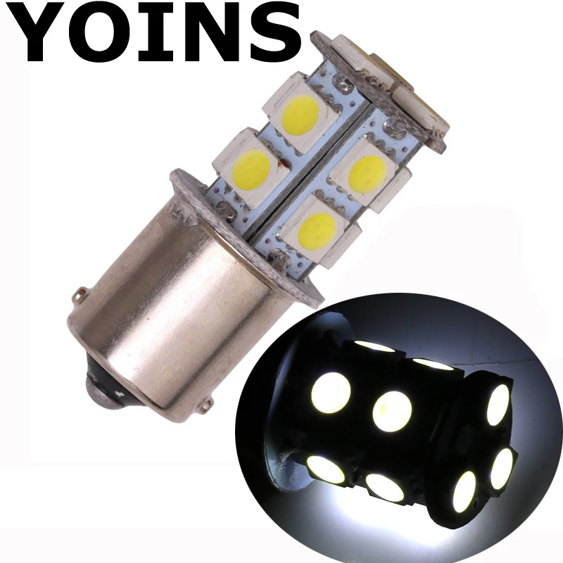5050 светодиодный 1156 BA15S P21W 13 SMD Стояночный тормоз задние фары авто шарик автомобиля