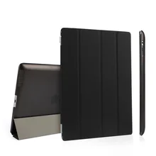 Тонкий складной чехол Batianda из искусственной кожи с магнитной застежкой, умный чехол + жесткий чехол для ПК, задняя крышка, для IPad 2, 3, 4, ipad3, ipad4(China)