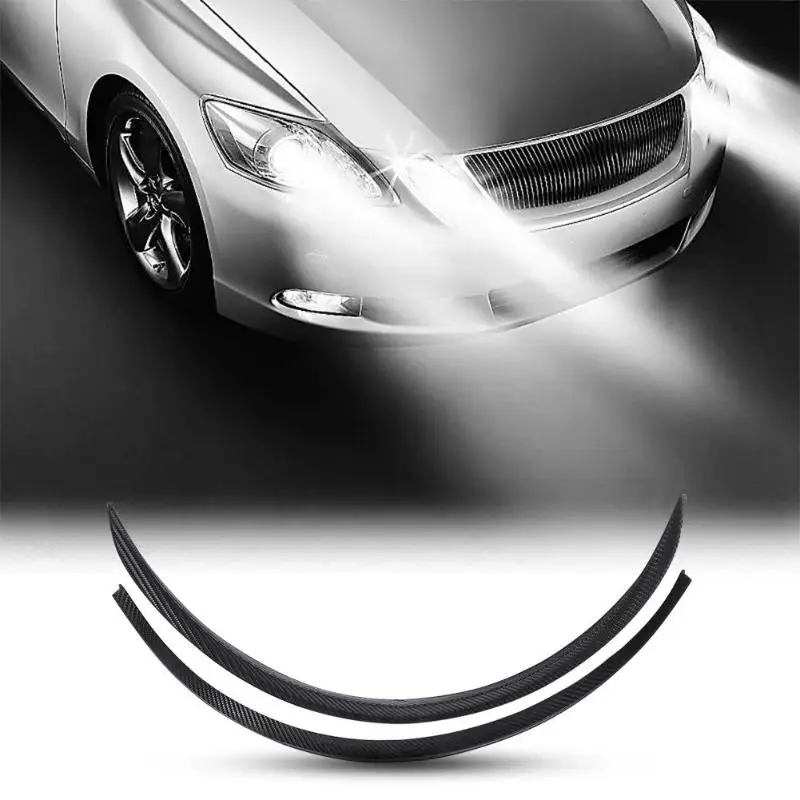 

2pcs 72cm Rubber Car Fender Flares Arch Wheel Eyebrow Fender Extension Protector