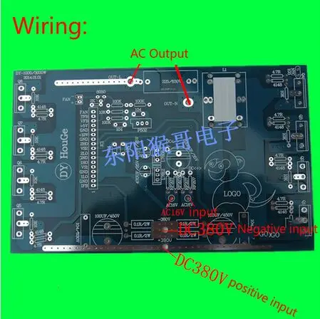 DIY наборы DC 380V AC 16V к 220V 2000W чистый синусоидальный инвертор силовая плата пост. Тока