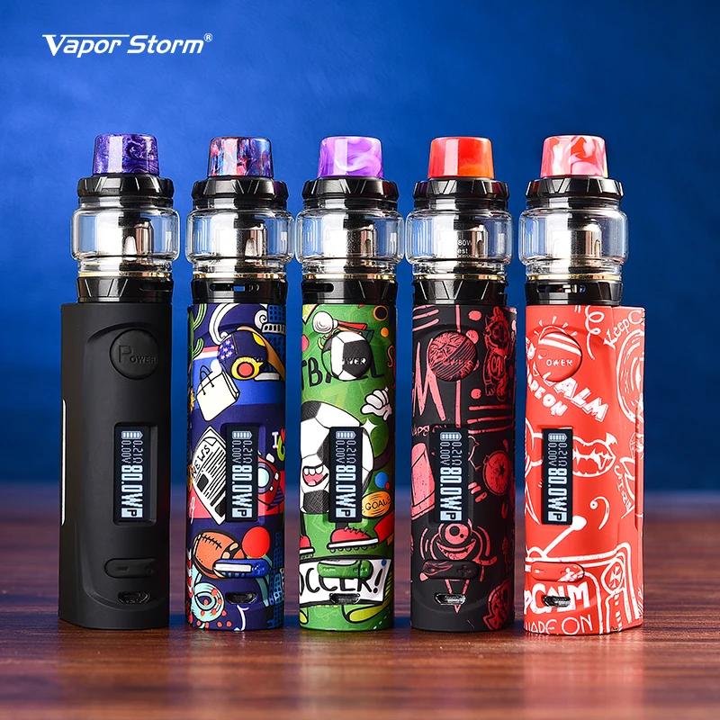

Original Vapor Storm Puma Baby with Hawk Kit Electronic Cigarettes Vape 80W VW TC Box Mod 6ml Coil Atomizer Tank Vapor Vaporizer