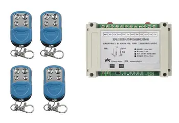 

best! rf 433M/315 smart home AC220V 250V 380V 30A 4CH RF Wireless Remote Control Relay Switch light /lamp/ window/Garage Doors