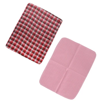 

2 Pieces Waterproof Mattress Sheet Protector Bed Pads Cover Absorb