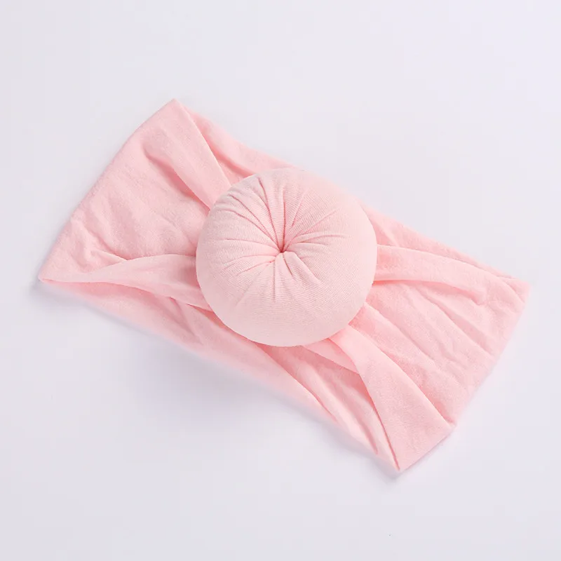

Dejorchicoco High Quality Cheap Kids Girls Wide Nylon Headbands Soft Elastic Round Turban Nylon Headbands Girls Nylon Head Bands