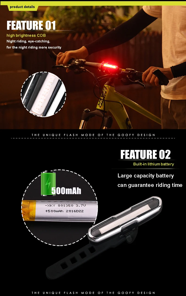 Discount Machfally COB Rear Bike Light Taillight Safety Warning USB Rechargeable Tail Lamp LED Cycling Bicycle Light Waterproof Light 6 Discount Machfally COB Rear Bike Light Taillight Safety Warning USB Rechargeable Tail Lamp LED Cycling Bicycle Light Waterproof Light 6