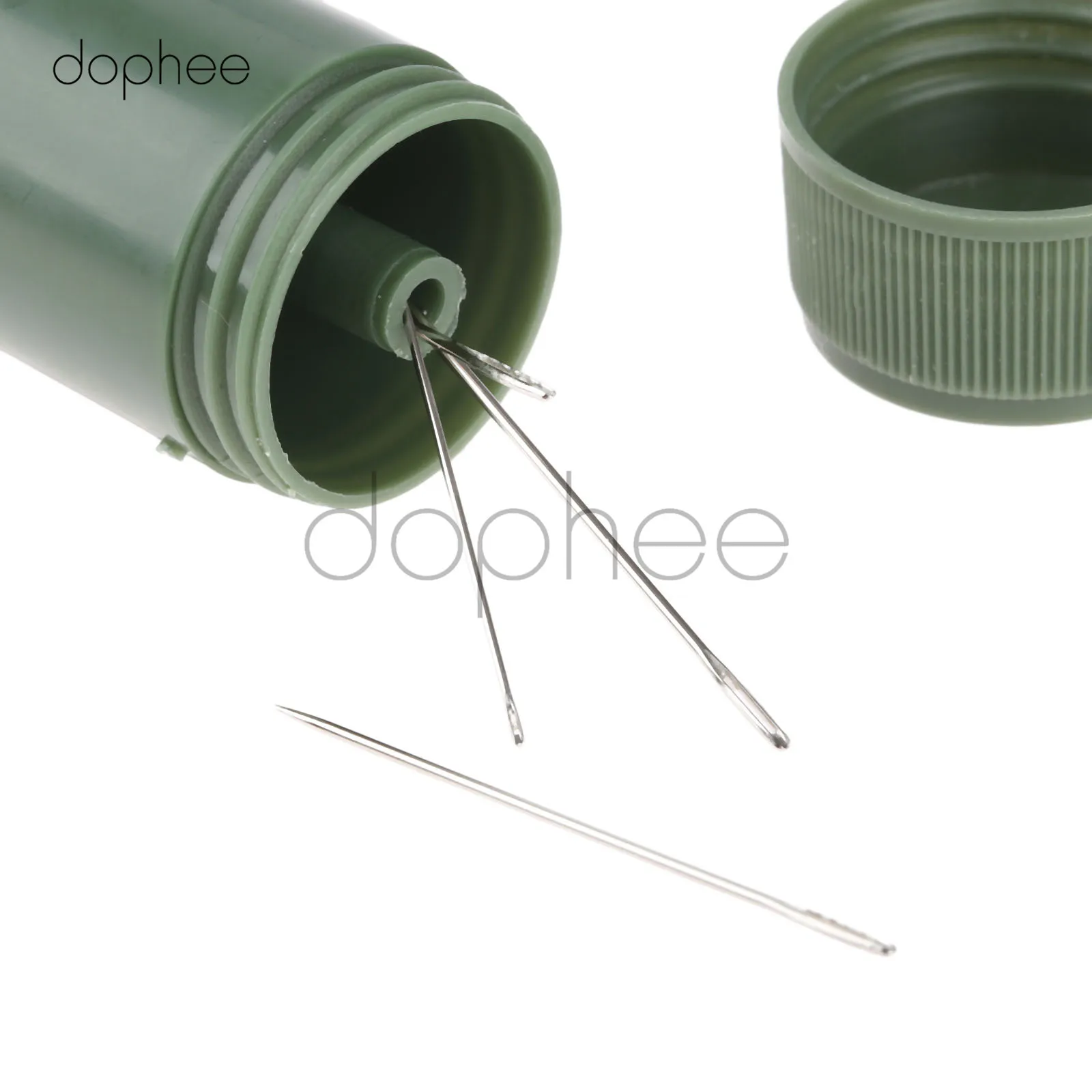 Dophee 8 шт./компл. серо зеленая швейная мини трубка Ручное шитье приспособление иглы