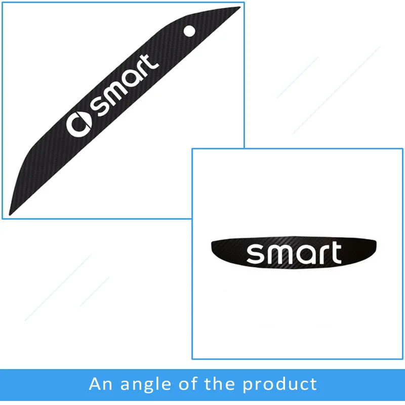 MCrea Автомобиль Стайлинг Черный углеродного волокна Высокий тормозной Свет украшения наклейки для- Smart Forfour 2009- Аксессуары