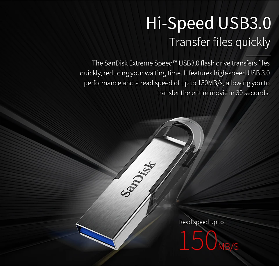 SanDisk USB 3,0 флеш-накопитель 64 Гб CZ73 SB флэш-накопитель 128 ГБ 16 ГБ USB флешка 32 Гб Кле usb карта памяти Флешка 3,0 memoria U диск