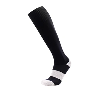 Для мужчин, 20-30 мм компрессионные, разной плотности носки фирмы циркуляция под давлением Высококачественные ботинки до колена из дышащего материала носок самолет путешественников - Цвет: black