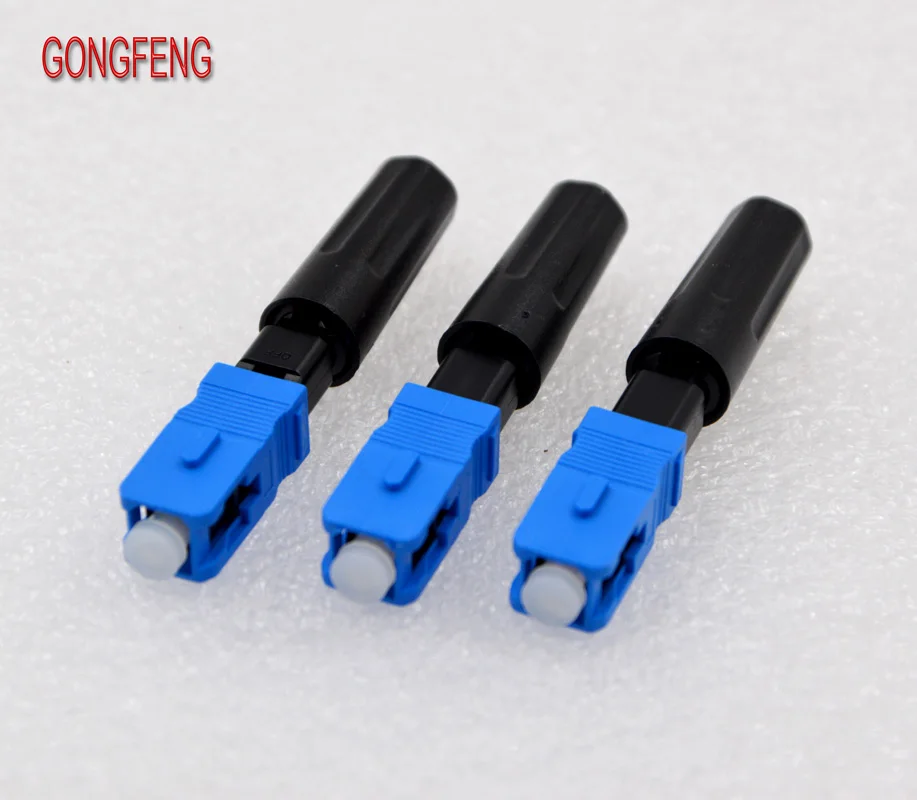 

GONGFENG 200PCS New Optical Fiber Quick Connector FTTH Embedded SC Fiber Optical Fast Connector Special Wholesale Free Shipping
