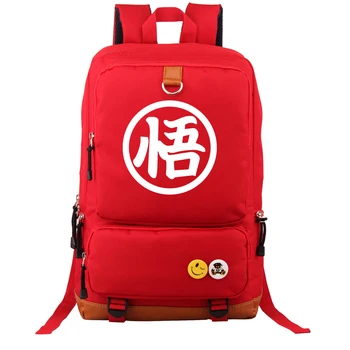 

Shoulder School Messenger Backpack Laptop Large Capacity Dragon Ball Cartoon Son Goku Rucksack Birthday Gift