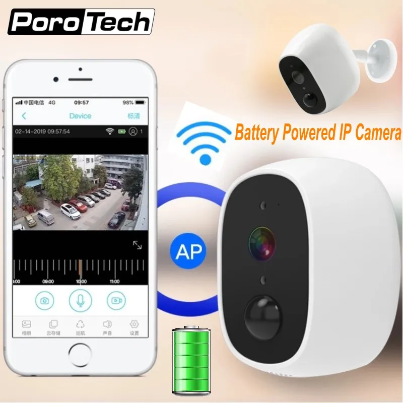 Y6RechargeableBatteryPowerOutdoorWirelessIPCameraFullHD1080P