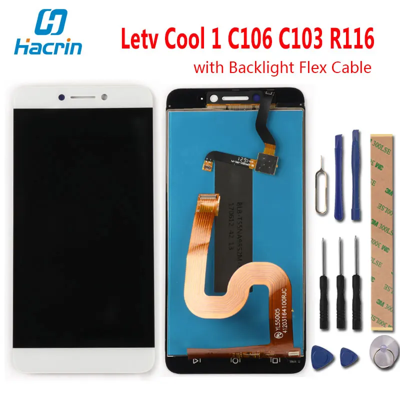 Leeo Letv Cool 1 C106 C103 R116 LCD Display Touch Screen New Digitizer Screen Glass Panel