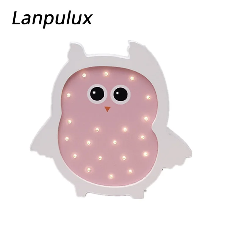 

Lanpulux Chick Cartoon Modeling Lamp Pink Blue Children Night Lights Wall Desk Ornaments Light Fixtures Soft Luminaria Baby Gift