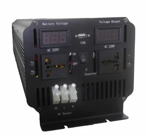 Одежда высшего качества 5000 ВАТТ Инвертор постоянного тока в переменный Мощность инвертор сделано в Китае 12В 220V пик Мощность 10000 ватт - изображение