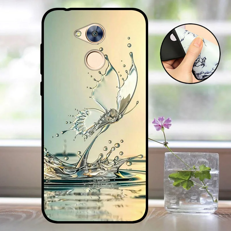 Защитный чехол FANATU для Huawei Honor 6A силиконовый накладка на заднюю крышку телефона 6a
