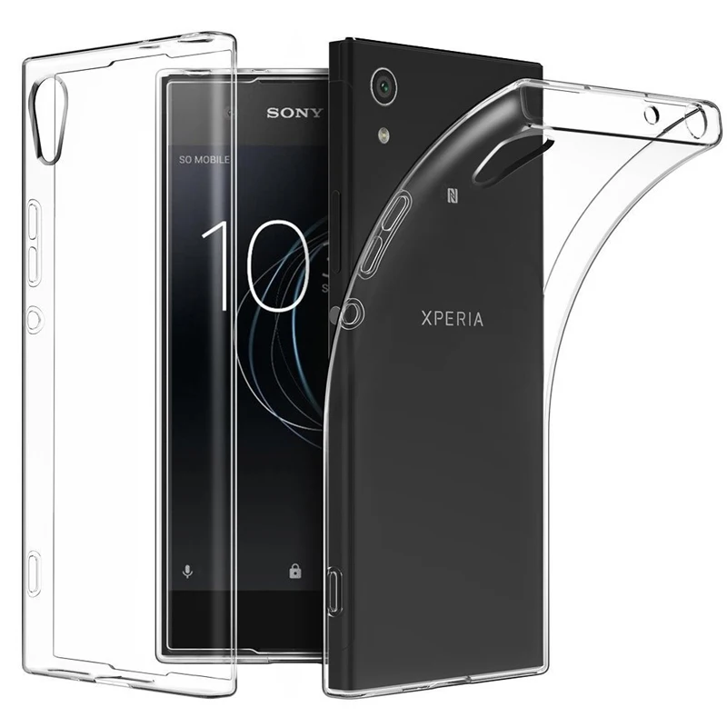 Прозрачный чехол из ТПУ для Sony Xperia Z1 Z2 Z3 Z4 Z5 мягкий силиконовый с полным покрытием