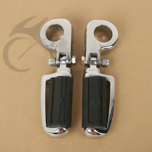 Universal 1 1/4" 32mm Universal Engine Guards Foot Pegs Footrests With