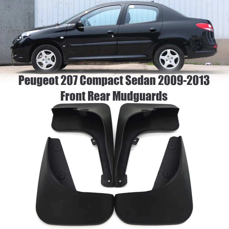 ZD автомобильные передние и задние брызговики для peugeot 206 207 седан 2009-2013 307 люк& седан 2001-2011 408 седан 2010- 508 седан 508SW