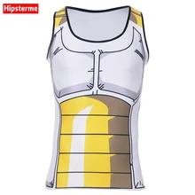 Hipsterme Anime Ball Z Männer 3D Dragon Ball Z Tank Vegeta Goku Tops gelb Mode Kleidung Tees Sommer Stil Jersey 3D