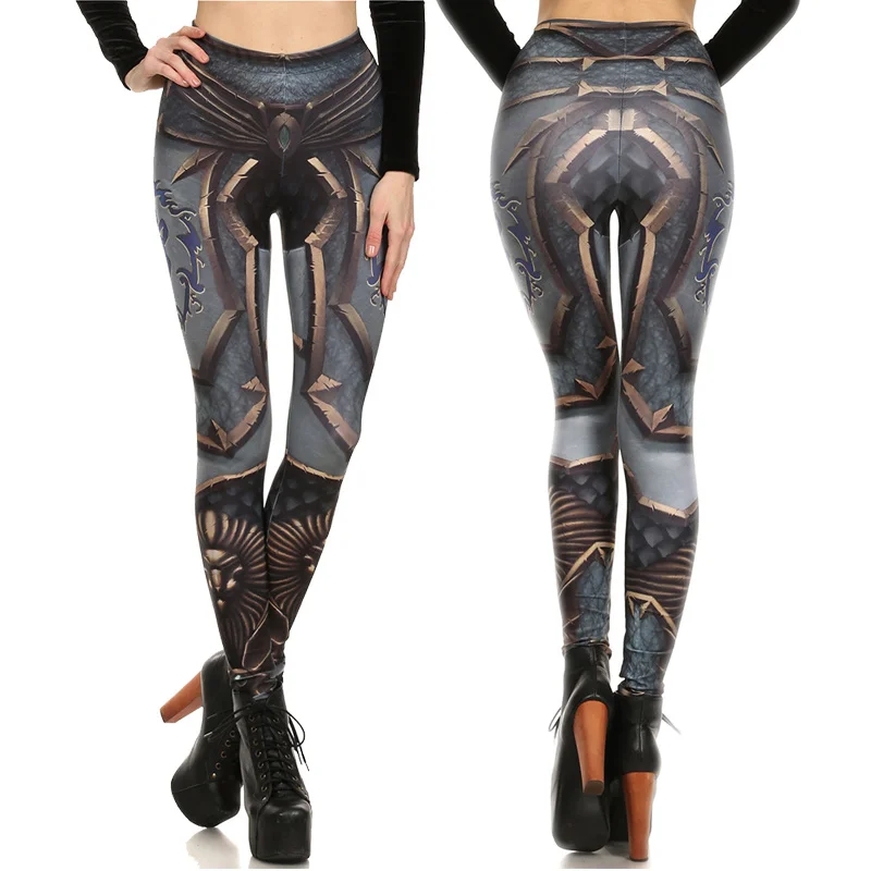 

Female High Waist Leggins Femme Sexy Elastic Legins Workout Clothing Woman Printed Corselet Leggings Womens Long Stretch Pants