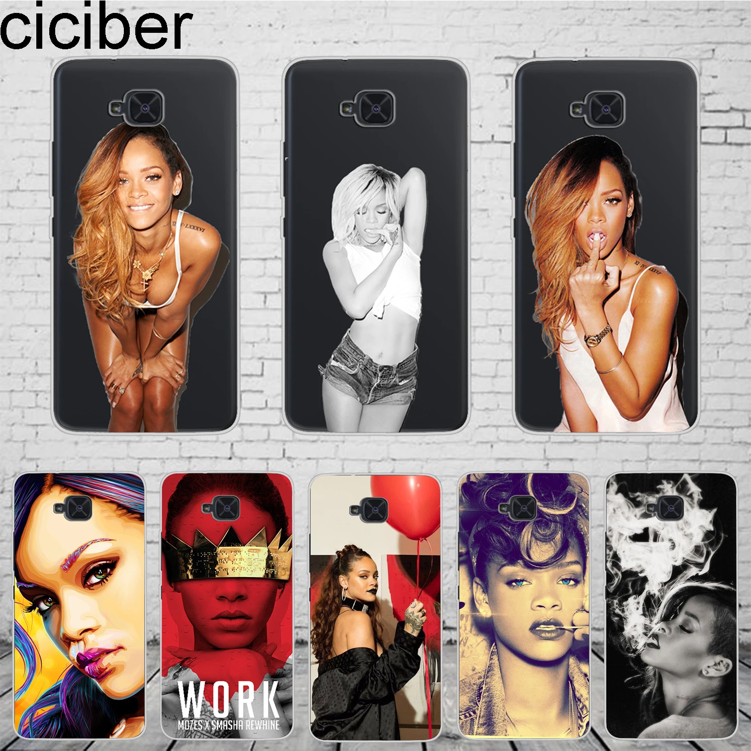 

ciciber Robyn Rihanna Fenty Coque For BQ Aquaris U2 C U X5 V VS X2 X Plus Lite Pro E5 M5 M5.5 E4.5 M4.5 Phone Case Soft TPU Capa