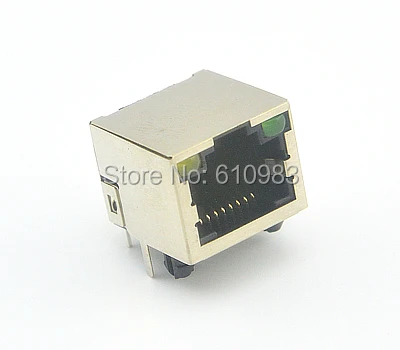 Сетевой адаптер 20 шт./лот RJ45 печатная плата 8 pin разъем RJ 45 коннектор для освещения