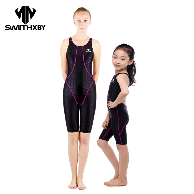 HXBY Hot Professional Sport Swimwear Women Bathing Suit One Piece Swimsuit For Girls Women's Swimsuits Swimming Suit For Women hxby professional men women one piece full swimming suit competition racing triathlon suit sharkskin bathing suits free shipping