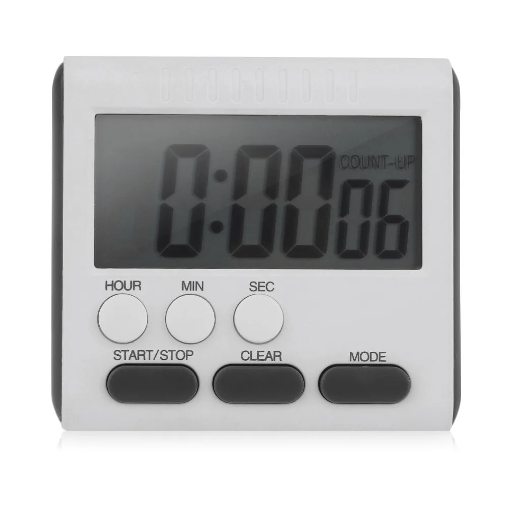 Mini Digital Kitchen Timer Alarm Clock Cooking Food Countdown Practical