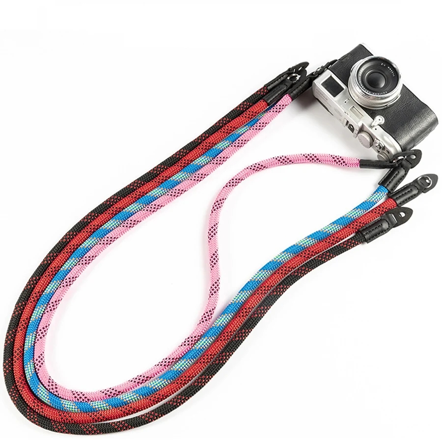 

Nylon colorful rope Camera Shoulder Neck Strap Belt for Mirrorless Digital Leica Canon Fuji Nikon Olympus Pentax Sony Camera