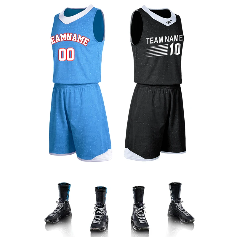 

New arrival men's basketball jersey set blank throwback training tracksuit breathable adult print basketball jersey uniforms DIY