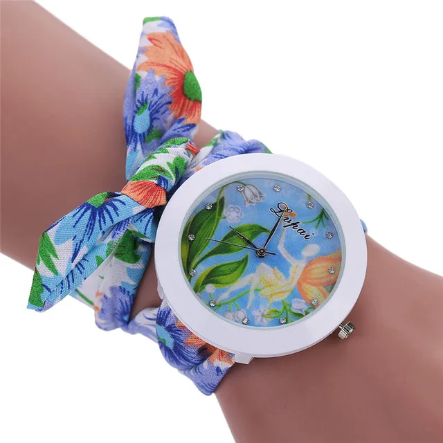 Ladies Flower Scarves Bracelet Watches Women Fashion Diamond Crystal Quartz Wris Ladies Flower Scarves Bracelet Watches Women Fashion Diamond Crystal Quartz Wris