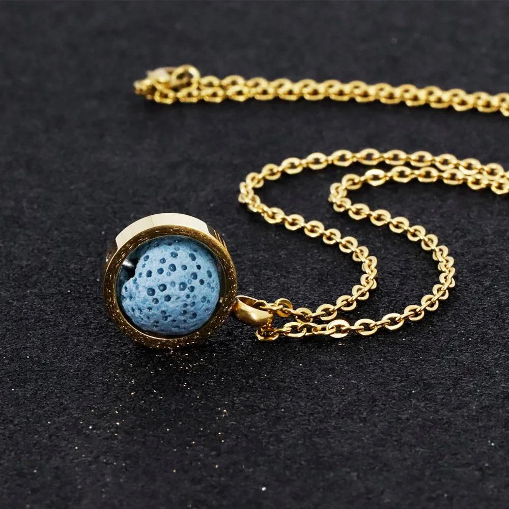 AS-Lava stainless steel necklace (80)