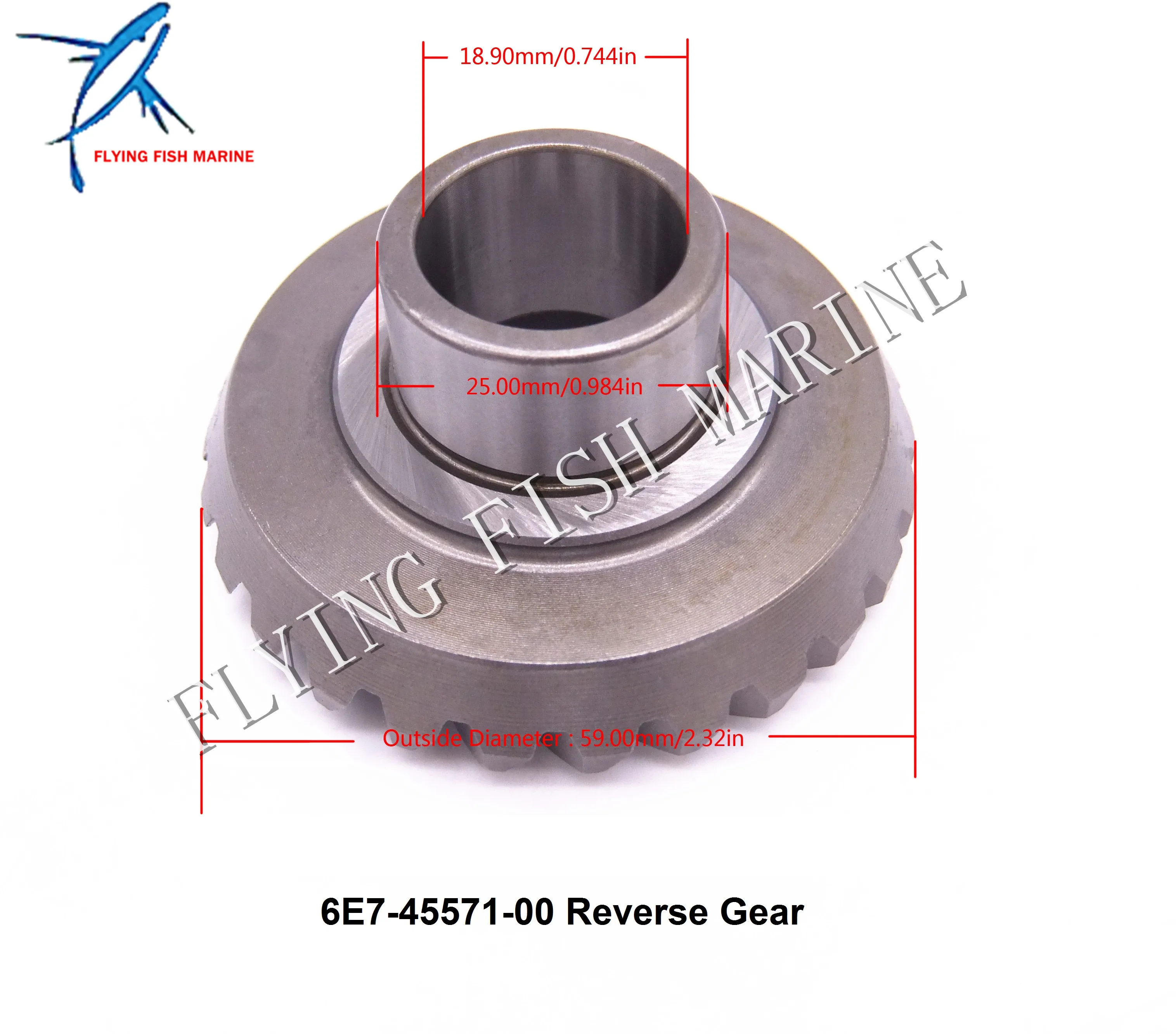 Подвесной Двигатель 63V-45551-00 Шестерня& 6E7-45571-00 Реверс& 6E7-45560-01 Передняя шестерня для Yamaha F15 9.9FM 15FM лодочный мотор