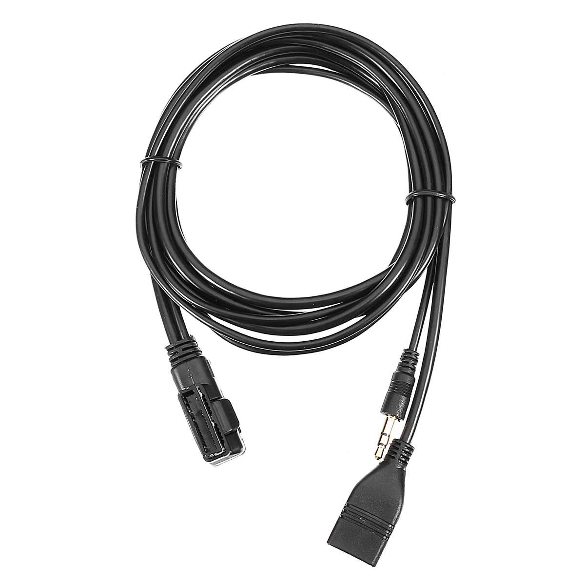 Для VW для AUDI A3 A4 A5 A6 A8 Q3 Q5 Q7 DY001 1PcAdapter кабель 1,5 м музыкальный интерфейс AMI MMI до 3,5 мм аудио AUX MP3 Кабель-адаптер