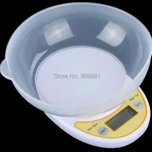 5 кг 1 г портативная цифровая кухонная точная шкала 5 кг электронные продукты питания посылки взвешивания баланса дома скамейки весы инструменты и чаша повара