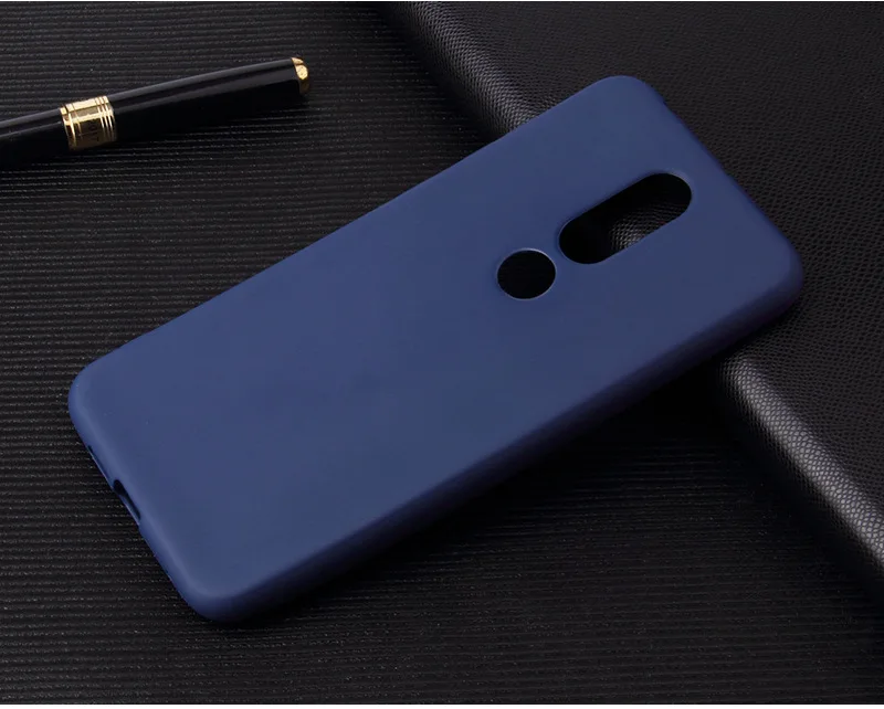 Ricestate чехол для Nokia 5 1 2 3 6 8 1. 51 7 Plus X5 X6 4 матовый однотонный Мягкий силиконовый