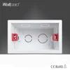 Free Shipping Wallpad 118*72MM Cassette,AU US Standard Universal White Wall Mounting Box for Wall Switch and Socket Back Box ► Photo 3/5