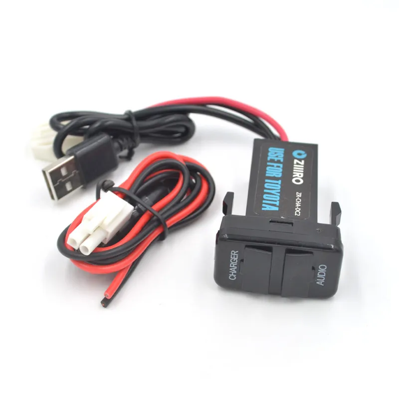 Автомобильный интерфейс двойной USB разъем для автомобильного зарядного
