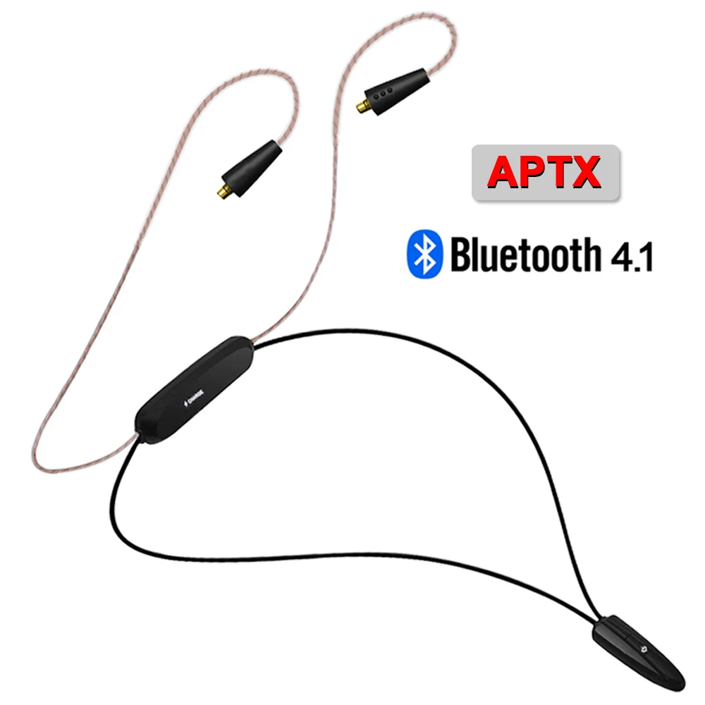 

Hot NICEHCK HB1 Wireless Bluetooth 4.1 Cable HIFI Earphone MMCX Cable Support Apt-X Aptx Use For SE846 LZ A4 LZ A5 MaGaosi K5