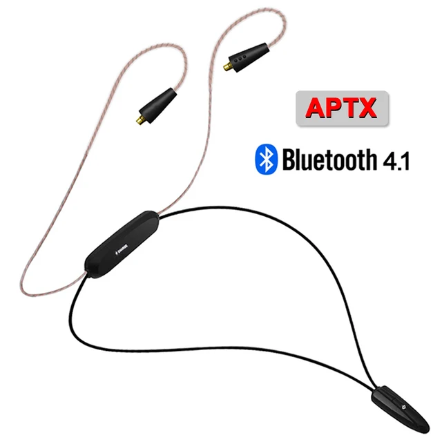 US $8.98 Hot NICEHCK HB1 Wireless Bluetooth 4.1 Cable HIFI Earphone MMCX Cable Support Apt-X Aptx Use For SE