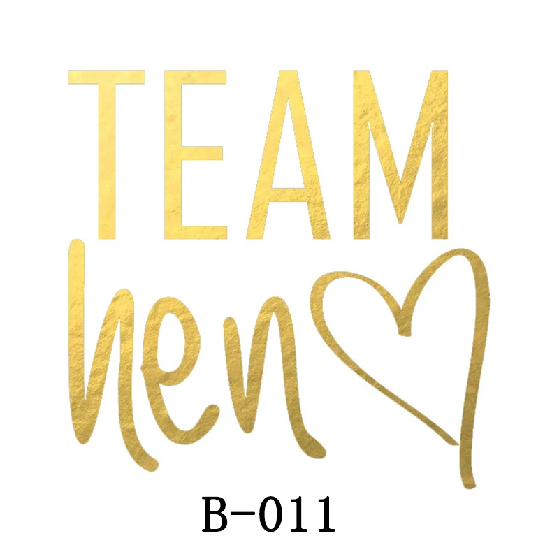 10pc Bridal Team Bridesmaid team temporary tattoo Bachelor Bride Party Sticker Decoration Marriage Bridal To Be Party Supplies 