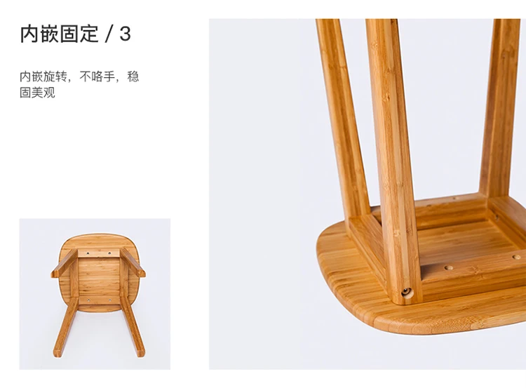 Луи моды Кофе таблицы скамеечки пуфы Бамбуковая мебель современный простой удобный