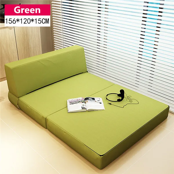 Foam Folding Mattress and Sofa Bed with Removable Cover Bedroom Furniture Sleeping Futon Bed Japanese Floor Sofa Daybed Chaise