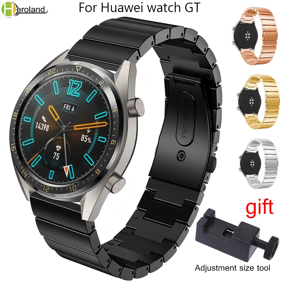 Ремешок для часов Huawei Watch GT/gt2 браслет из нержавеющей стали active /honor magic