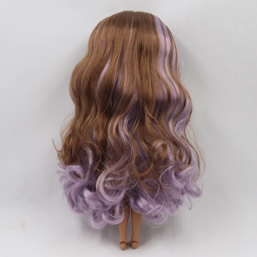 ICY Fortune Days factory blyth кукла темная кожа суставное тело новое матовое лицо коричневый смешанный фиолетовый вьющиеся волосы DIY sd Подарочная игрушка
