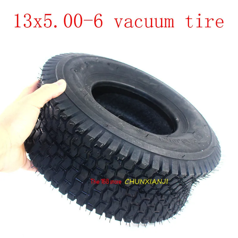 

Good quality Kart Beach Car 13X5.00-6 vacuum tire Highway Tire with Hub Mower Snow Sweeper 13*5.00-6 tubeless