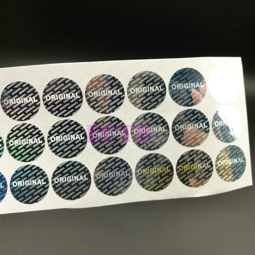 Custom Counterfeiting Anti Radar Sticker Holographic/hologram Rader Sticker  serial number sticker